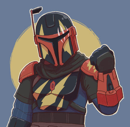 Commission for @bamb_mirage_oozeld on Instagram - Jas'tar (Mandalorian OC)