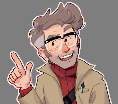 Stanford Pines (Gravity Falls) screencap redraw